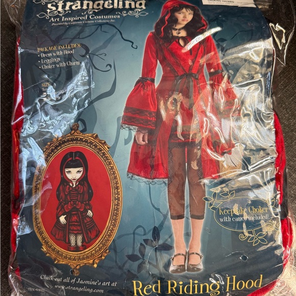 Strangeling Red Riding Hood Costume for Kids 10-12 Large - Picture 1 of 3